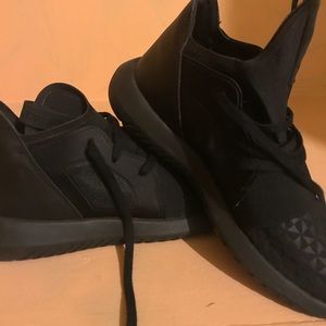 Black on Black Adidas Tubulars